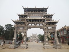 三門仿古石牌坊